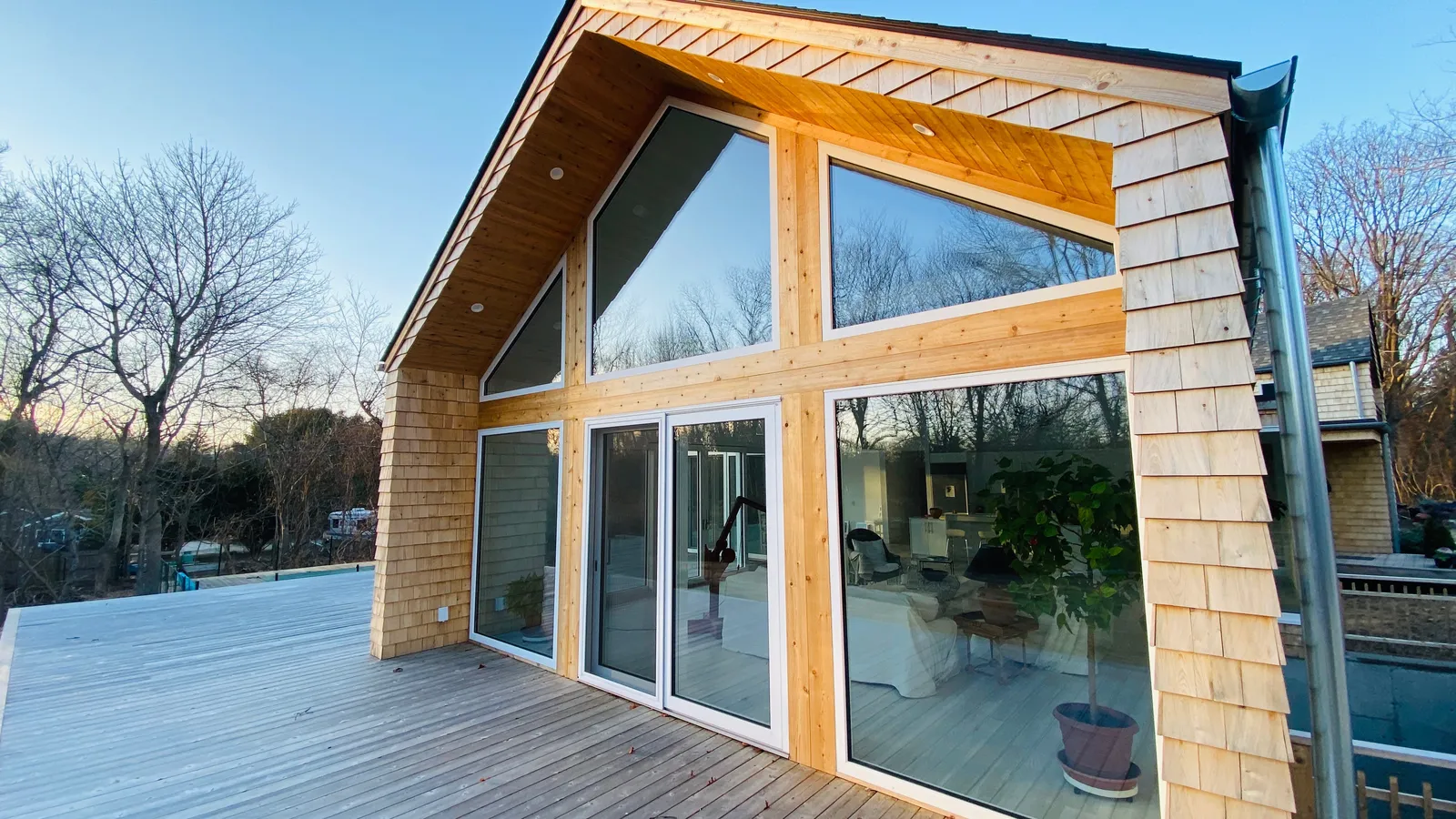 Cembra windows with a view of nature